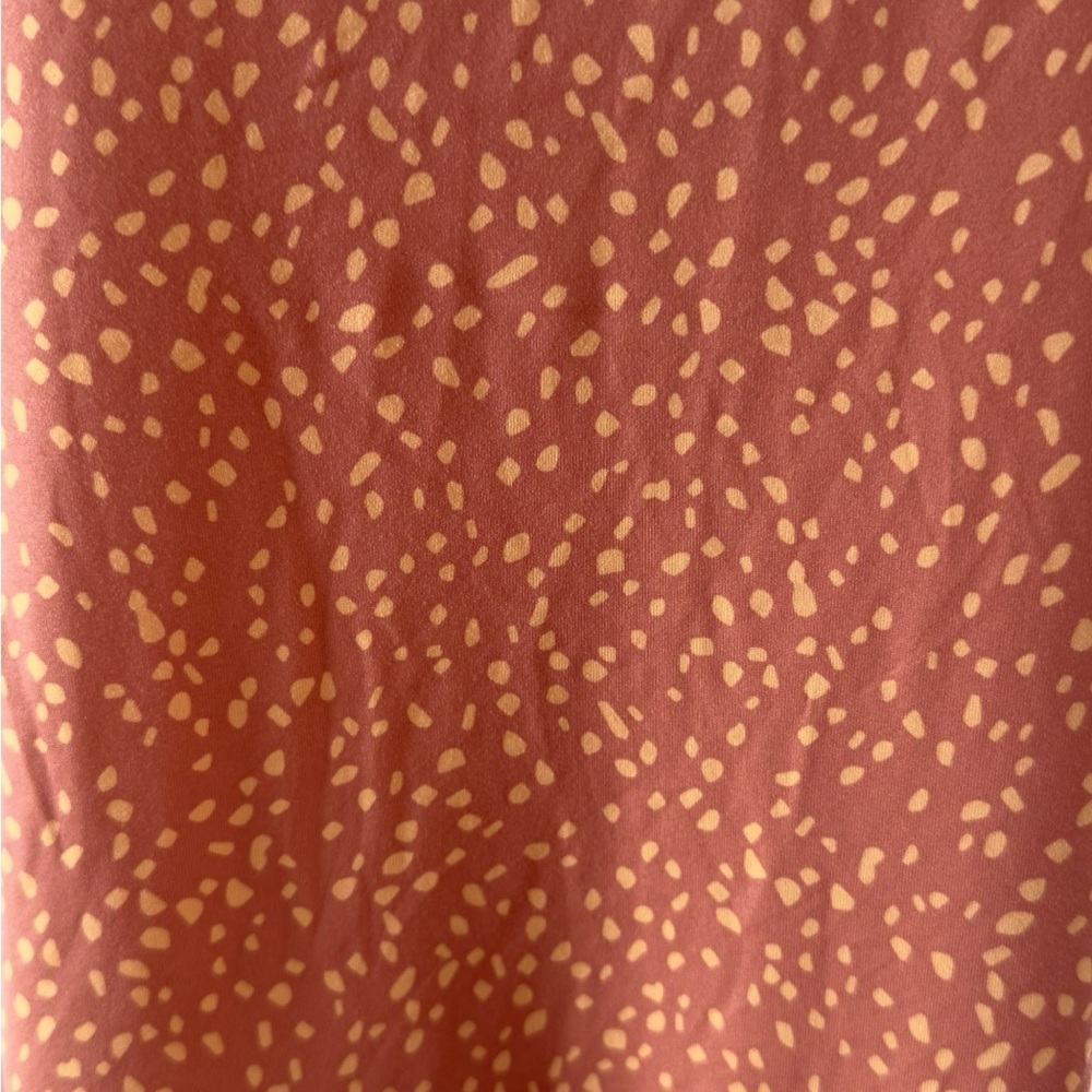 Prana Orange Dotted Cantine Athletic Mini Dress Size L - Picture 4 of 13